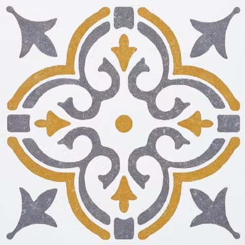 d-c-fix Jamila Gold Geometric Self-Adhesive Tile Stickers, Set of 6, 15 x 15 cm