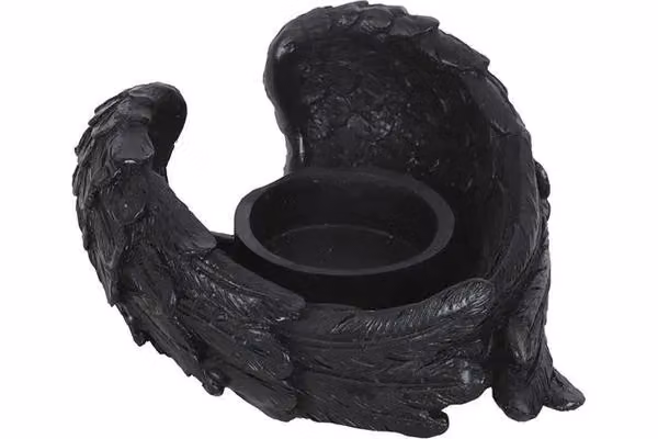 KDMD Raven Wings Tealight Candle Holder in Grey and Black – 2