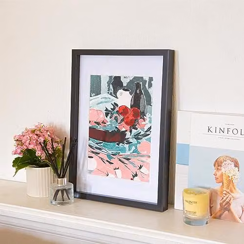 Nicola Spring Modern A3 White Rectangular Single Picture Frame with Glass for Wall Mounting – 2