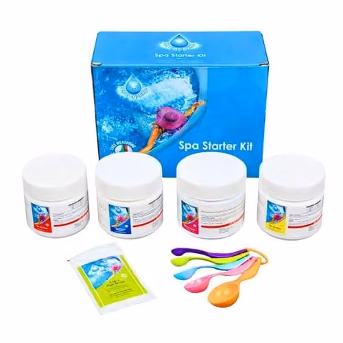 SHATCHI Granulated Chlorine and pH Starter Kit for Above Ground and Inflatable Pools, 2.2 kg – 1