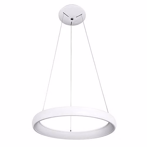 Italux Alessia Modern LED Ring Pendant Light, White, Warm White 3000K, 2200lm – 1