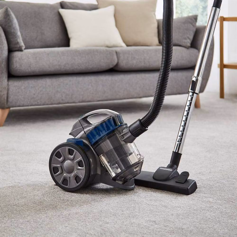 Daewoo Tornado Bagless Cyclonic Cylinder Vacuum Cleaner, 700W, 2L, Grey – 6