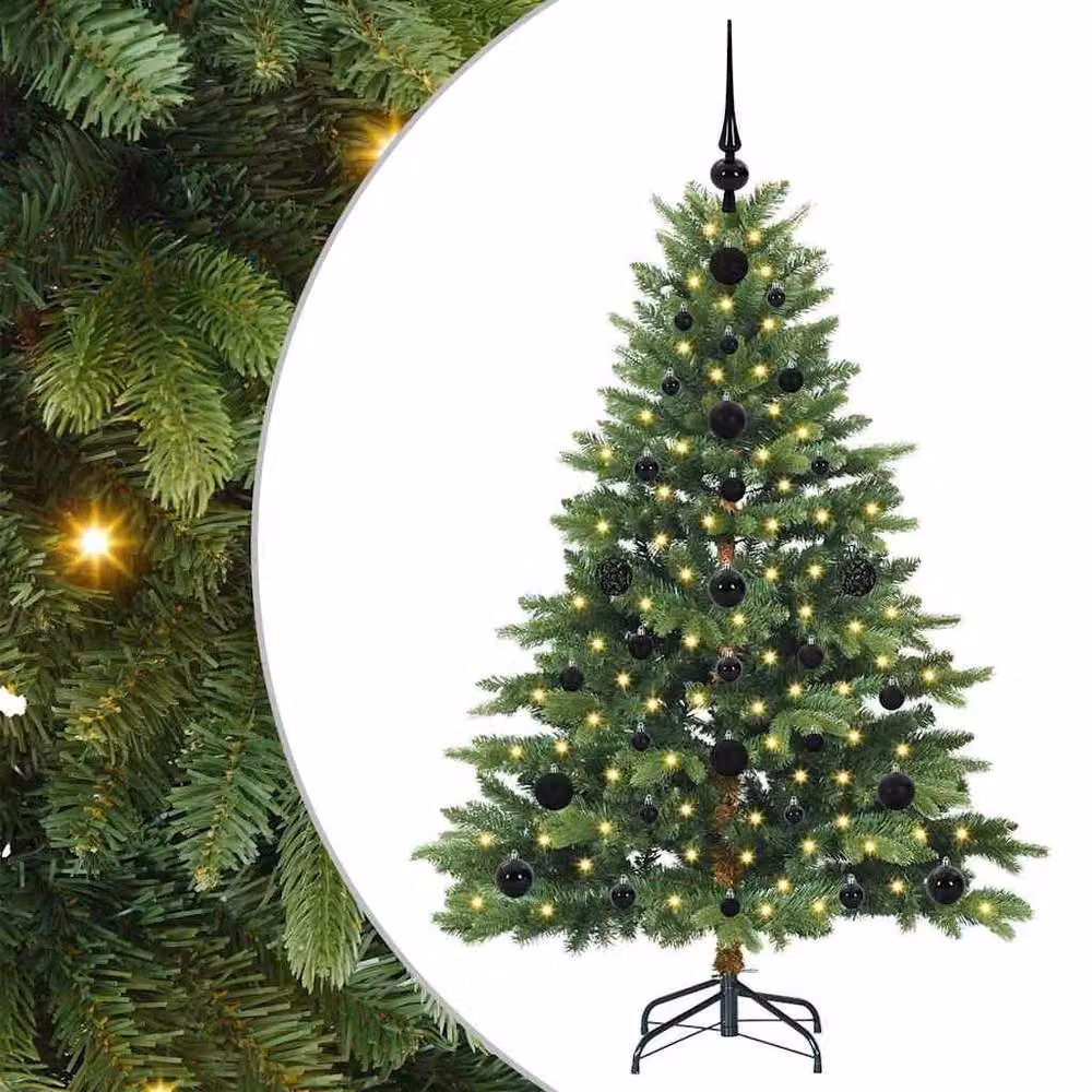 Berkfield Home Artificial Green Christmas Tree with 150 LEDs, Height: 120 cm – 2