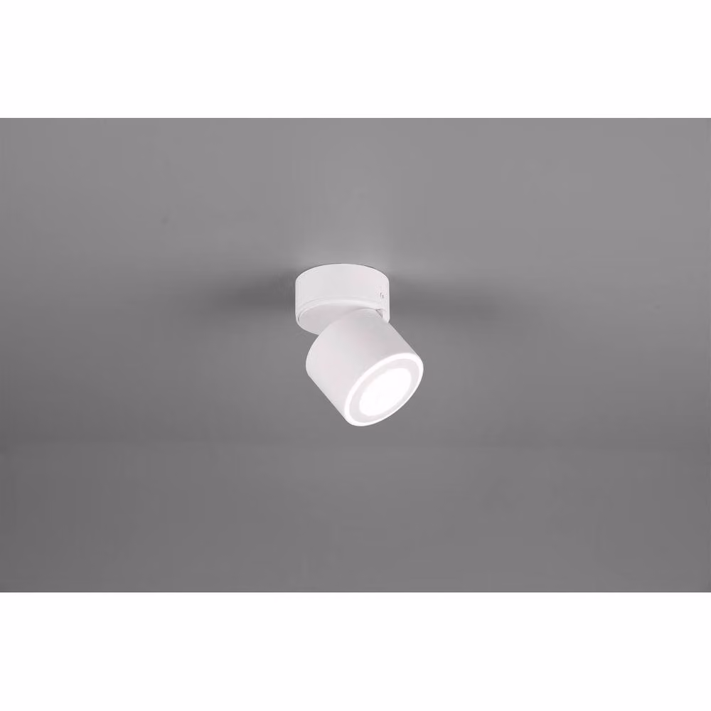 Netlighting Taurus Modern Surface Mounted LED Downlight in Matt White, 3000K Warm White – 2