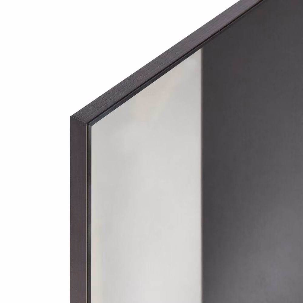 Wyld and Coco Black Wall Mounted Bathroom Mirror and Shelves W: 60 cm, D: 14 cm, H: 54 cm – 5