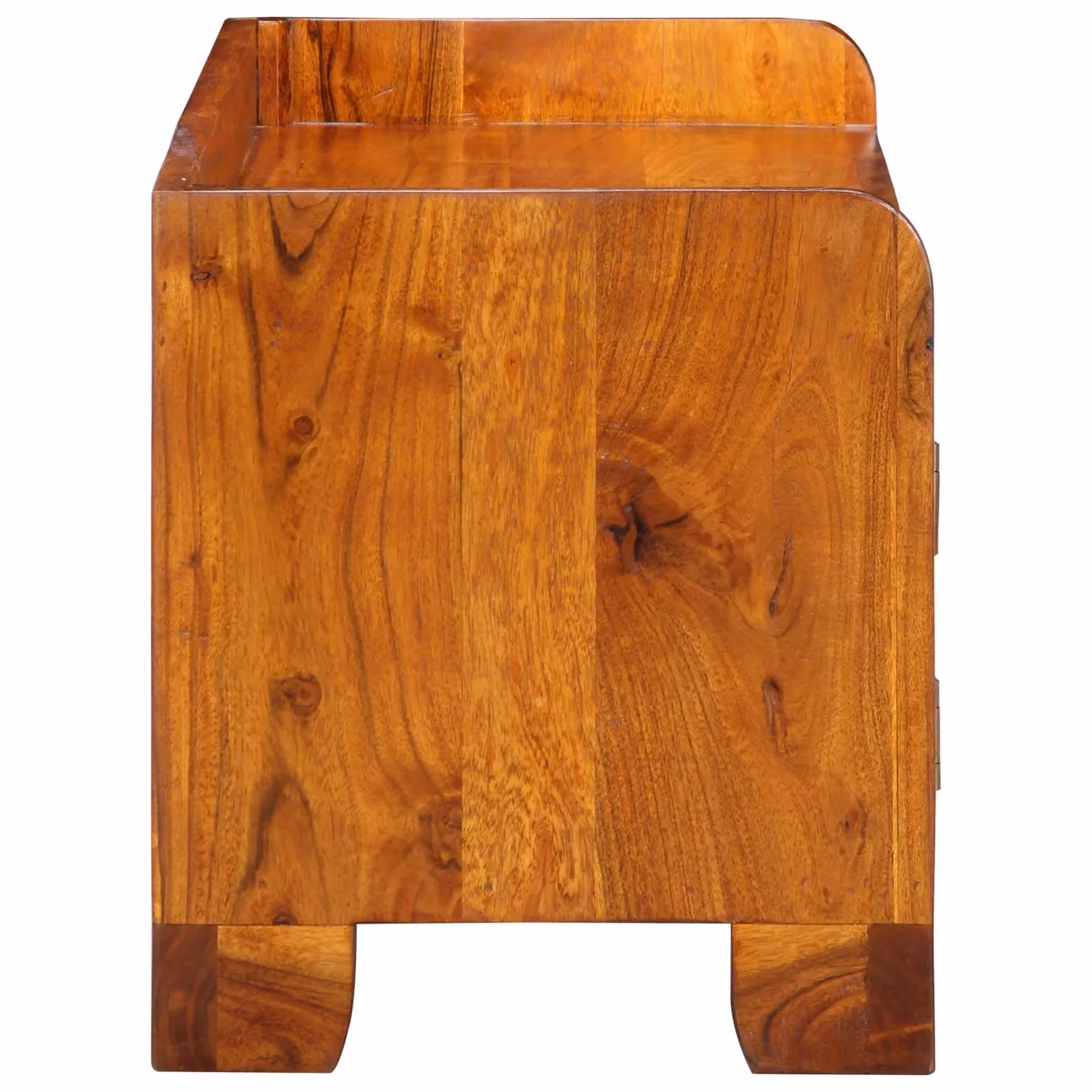 Berkfield Home Acacia and Mango Wood Shoe Bench, W/D/H: 90 x 35 x 40 cm – 3