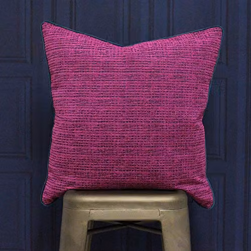 Paoletti Chiswick Square Jacquard Cushion in Green, W/D/H: 50 x 50 x 50 cm – 2