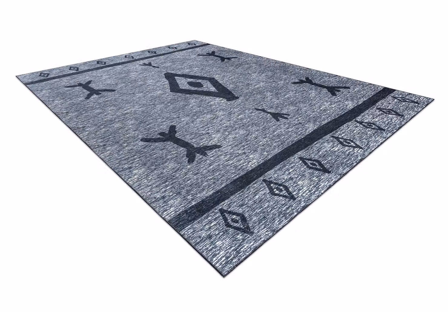 RugsX Antika Grey Washable Rectangular Rug, W: 160 cm, L: 220 cm – 2