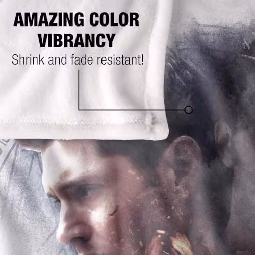 LOGOVISION Supernatural Sam Dean Crowley Circle Silky Touch Super Soft Fleece Throw Blanket, Multicolour, W: 152 cm, D: 127 cm – 3