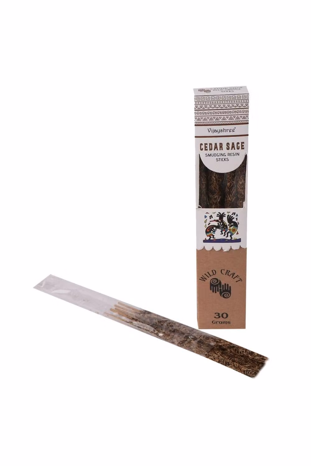 KDMD Golden Cedar and Sage Smudging Resin Sticks, 30g, Gold – 2