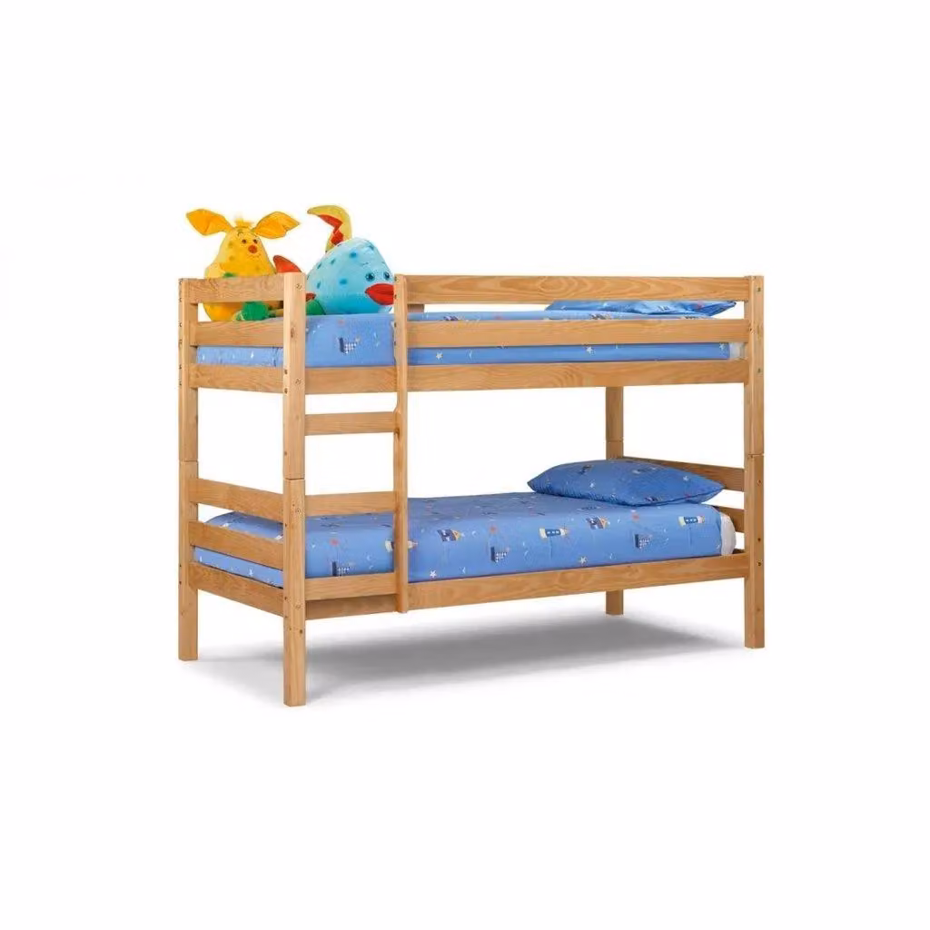 Ashfield Solid Pine Two-Tier Bunk Bed in Brown, W/D/H: 90 x 190 x 159 cm – 2