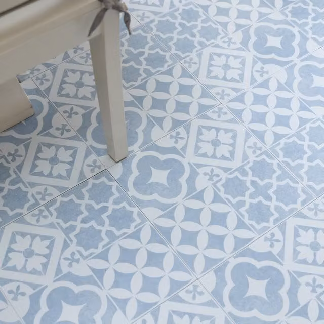 d-c-fix Zuladi Self-adhesive Vinyl Floor Tiles, Blue