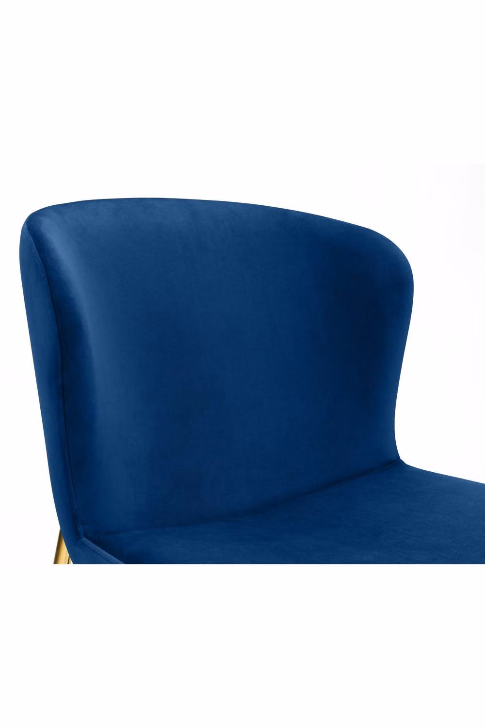 Julian Bowen Set of 2 Harper Blue Velvet Upholstered Dining Chairs – 5