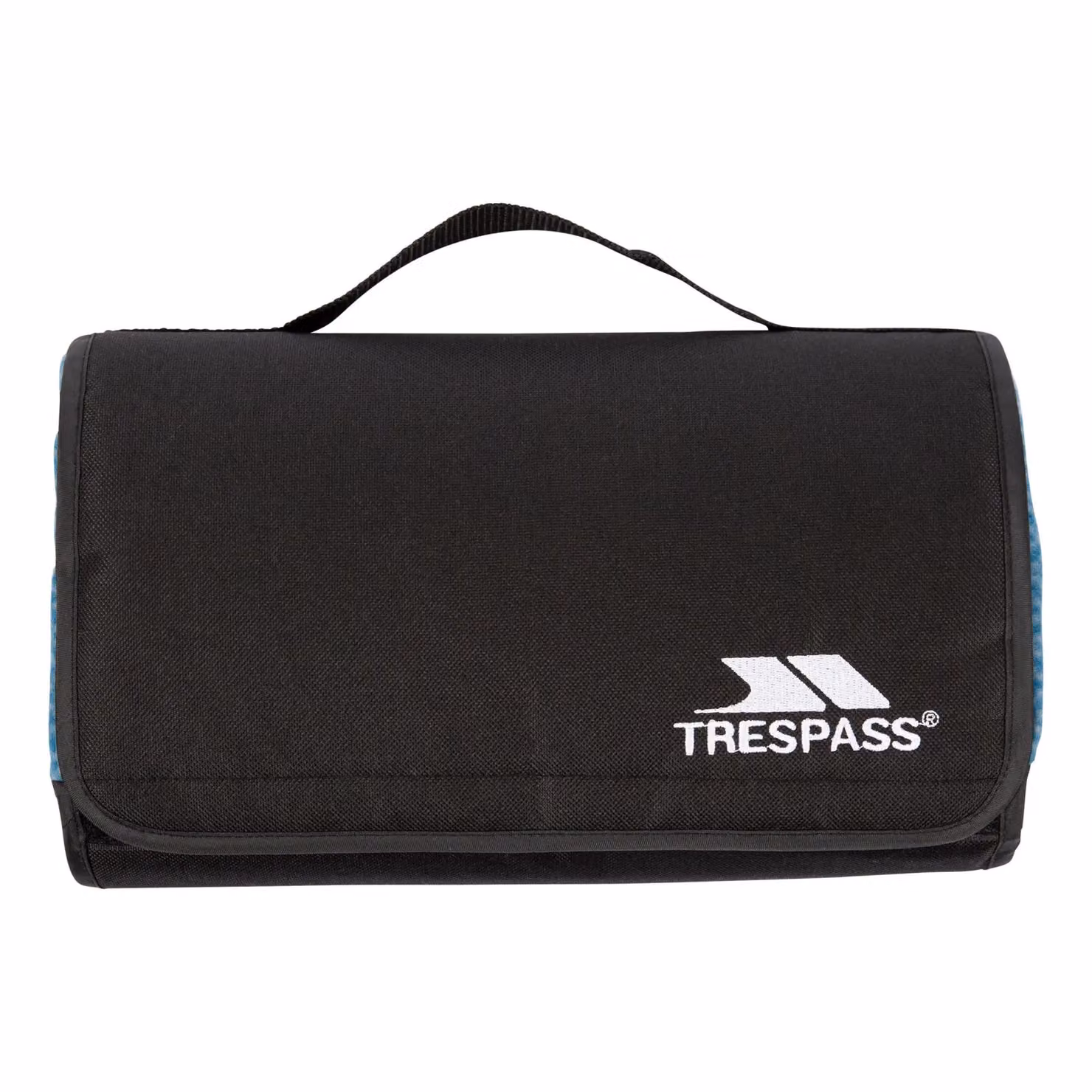Trespass Checked Foldable Waterproof Blanket in Blue, W/D/H: 135 x 120 x 1 cm – 3