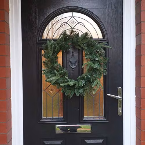 Premier 50cm Green Norfolk Pine Christmas Wreath – 3
