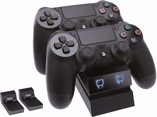 Venom PS4 Twin Micro-USB Charging Dock - Black