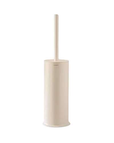 COSMIC Matt White Freestanding Toilet Brush, H 40 x W 10.5 x D 10.5 cm