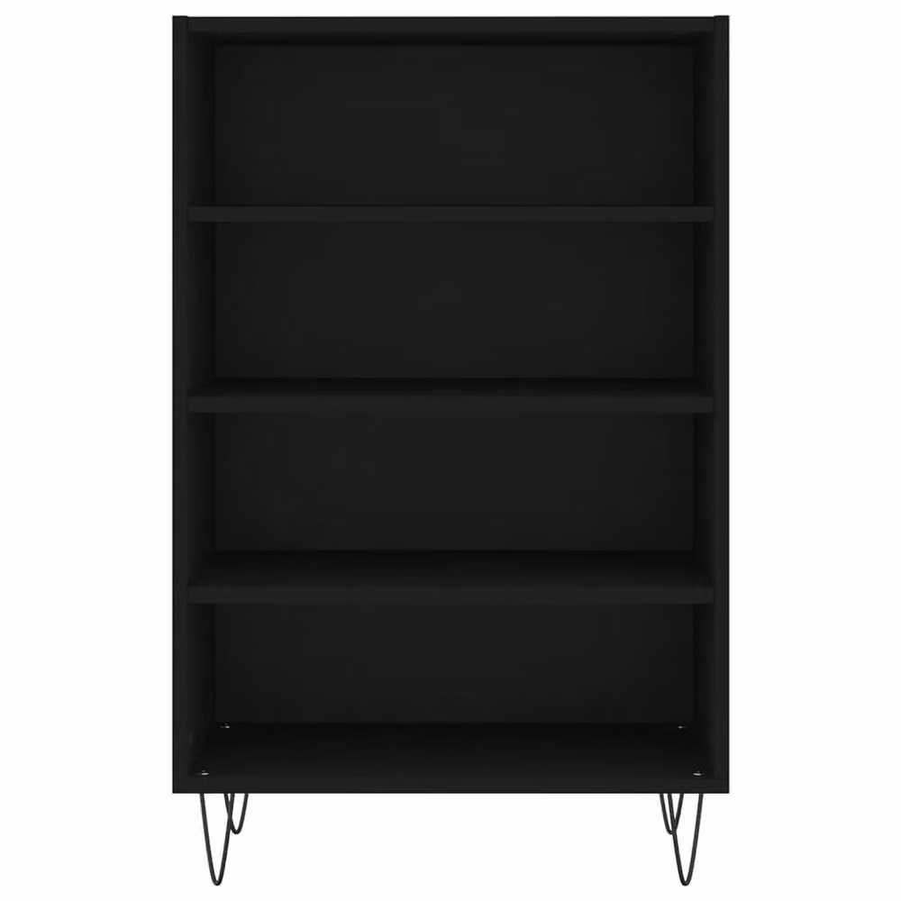 Berkfield Home Modern Black Matt Highboard W/D/H: 57 x 35 x 90 cm – 4