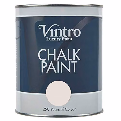 Vintro Candyfloss Pink Chalk Paint with Ultra Matt Finish, 1 Litre – 1