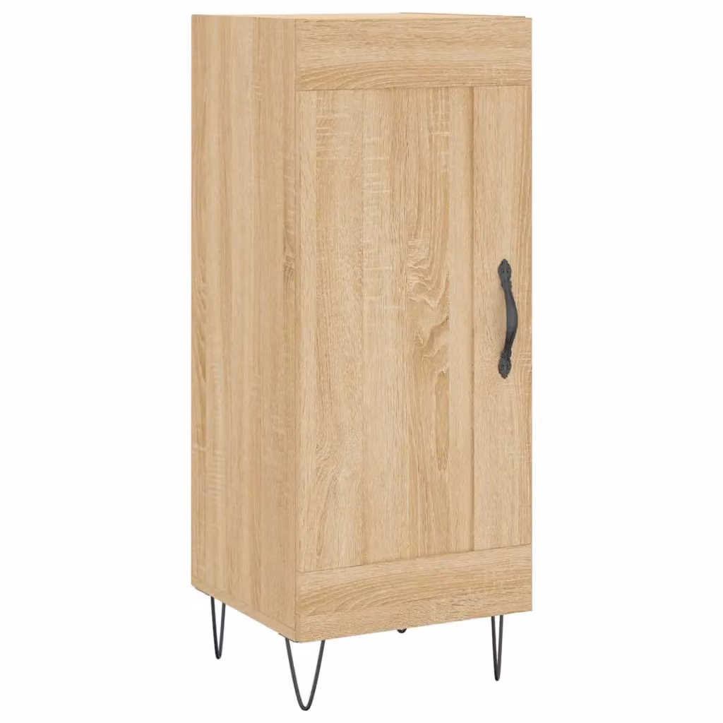 Berkfield Home Sonoma Oak Sideboard in Brown, W/D/H: 34.5 x 34.5 x 90 cm – 2