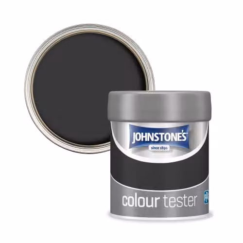 Johnstone's Colour Sample Tester Pot, Black, 75ml
