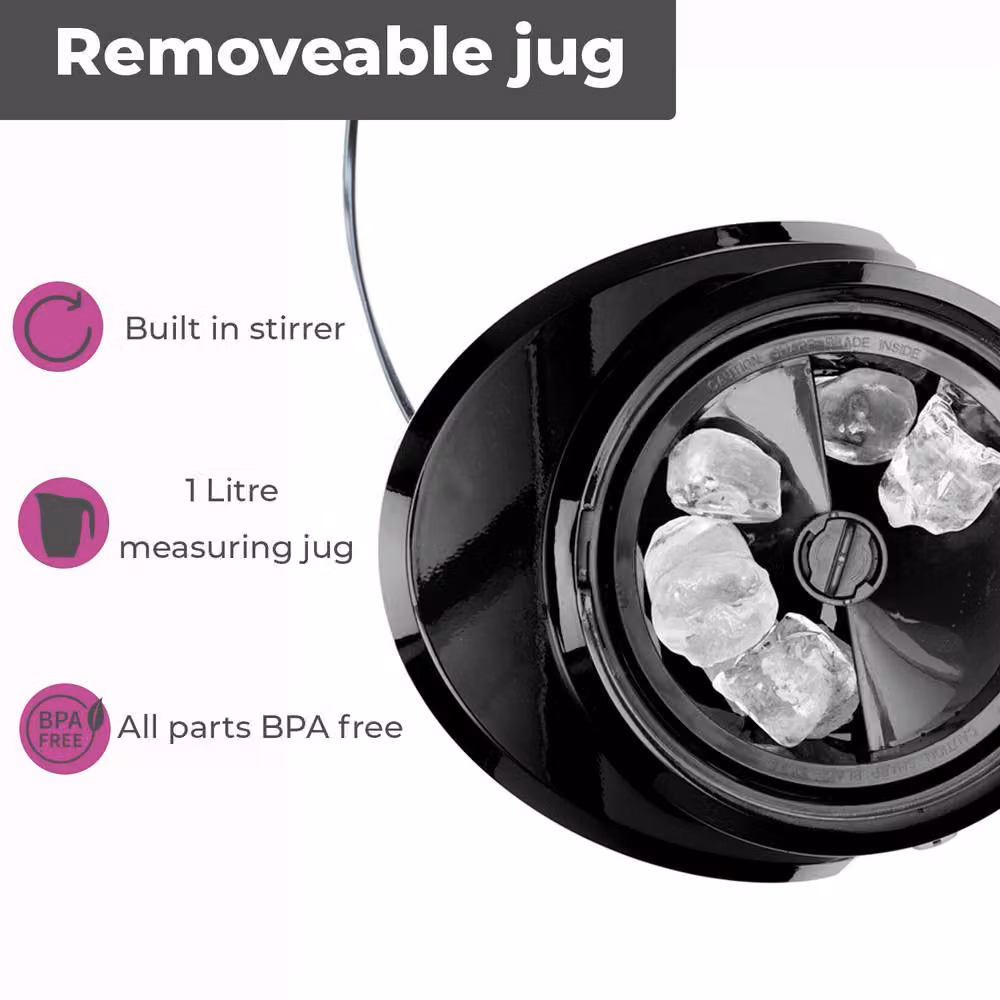 Neo Ice Crusher Slush Machine in Black – 3