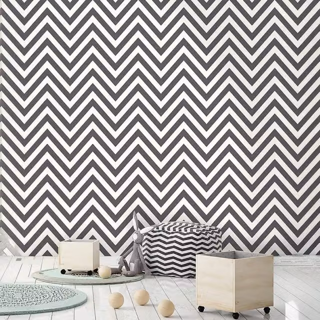 Holden Decor White Geometric Abstract Modern Wallpaper