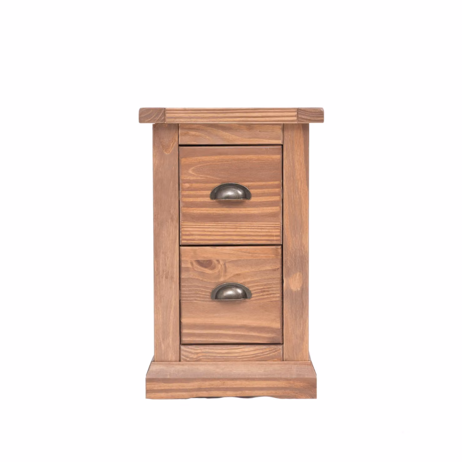 Cabinet Bits Tirolo 2 Drawer Petite Bedside Cabinet in Brown – 2