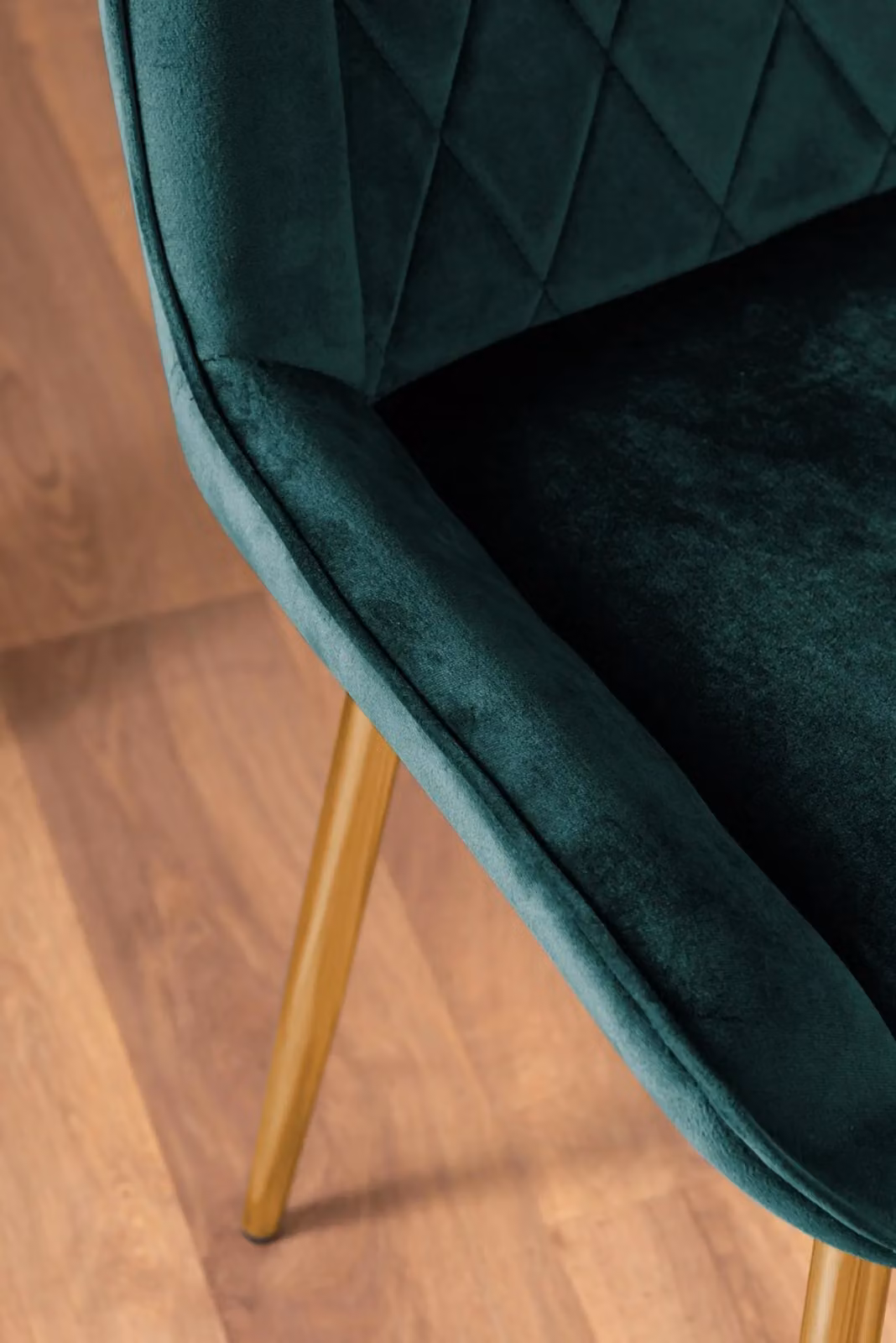 FurnitureboxUK Giovani Grey Glass Dining Table and 4 Green Pesaro Velvet Chairs with Gold Legs – 4