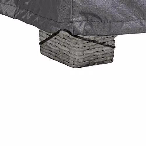 AeroCover Protective L-Shape Corner Sofa Cover in Anthracite Grey, W/D/H: 220 x 220 x 90 cm – 3