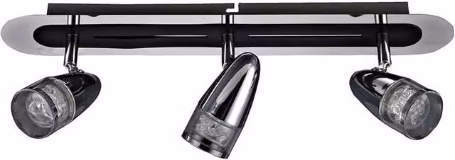 Italux Albane Modern LED Ceiling Spotlights in Chrome and Grey with Warm White 3000K 960lm – 2