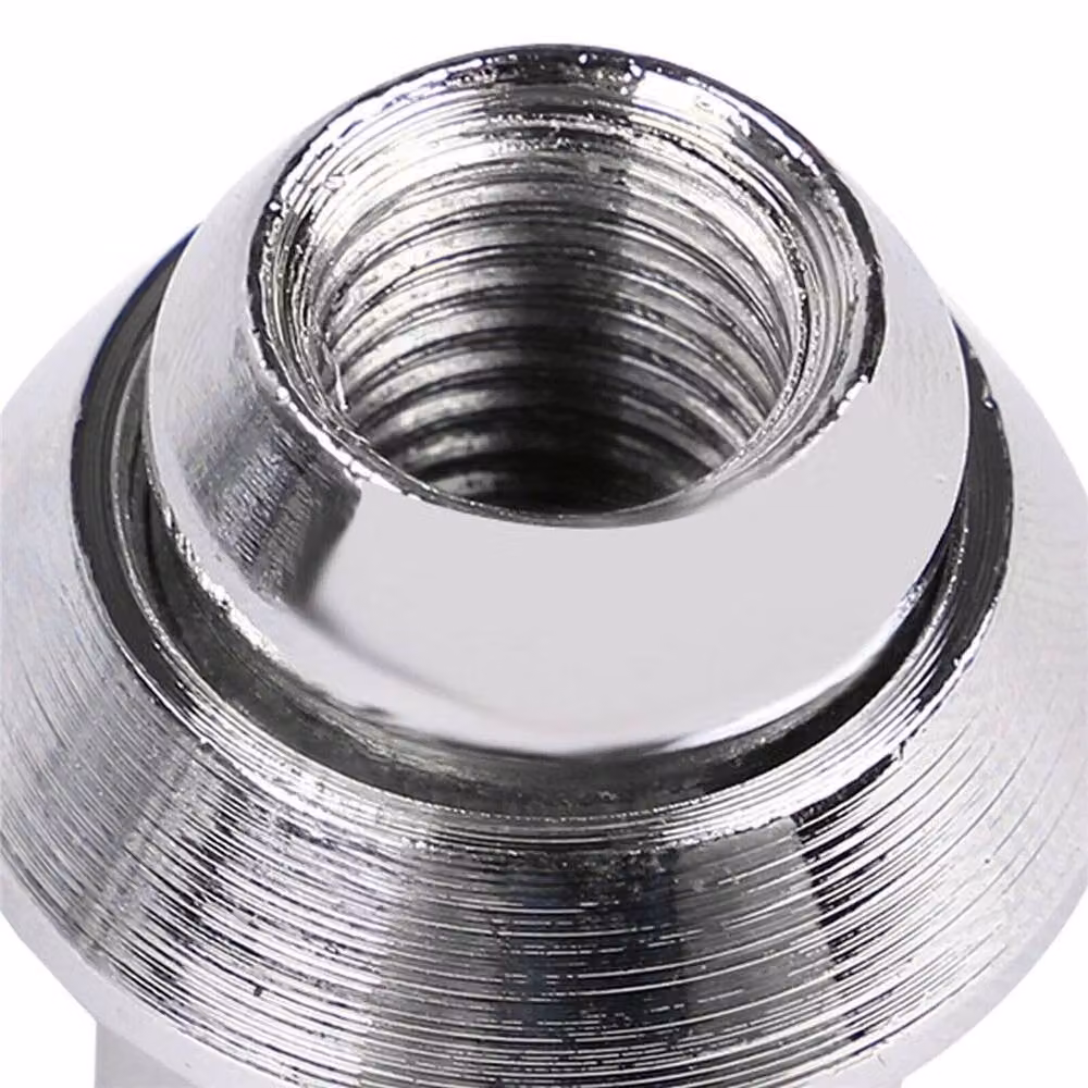 SPETLEK 20x Black and Silver Galvanised Steel Flange Alloy Wheel Nuts for Ford – 3