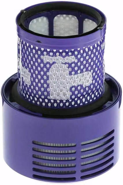 FLAVORA 2x Replacement Filters for Dyson V10 Cyclone SV12, Purple
