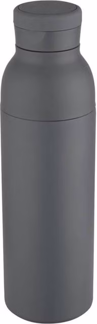 Floso Stainless Steel Double Wall Water Bottle, 650ml, Grey