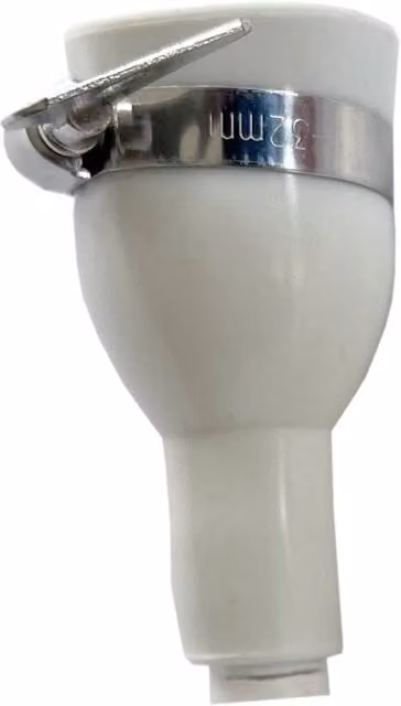 Nordara 3M-Tap-Mount Shower Attachment Spray Hose, White, Length: 10000 mm, Diameter: 520 mm – 1