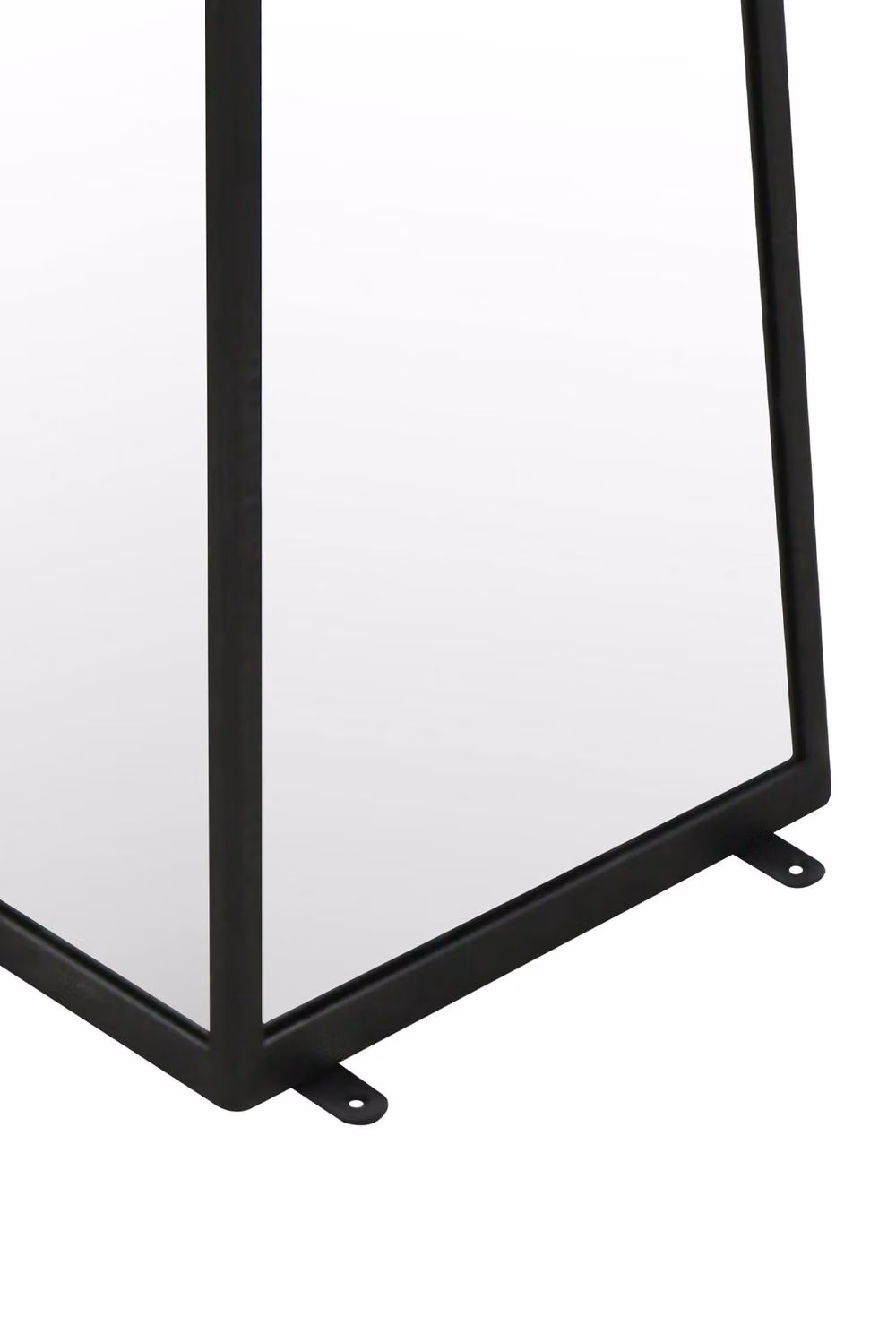 MirrorOutlet Black Metal Obelisk Mirrored Garden Ornament, H 120 cm x W 25 cm x D 25 cm – 2