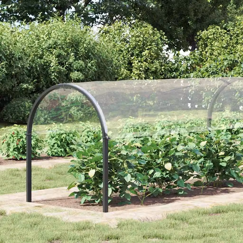 Berkfield Home Transparent PVC Plant Cover with Eyelets for Winter Protection, W 200 cm x D 200 cm – 2