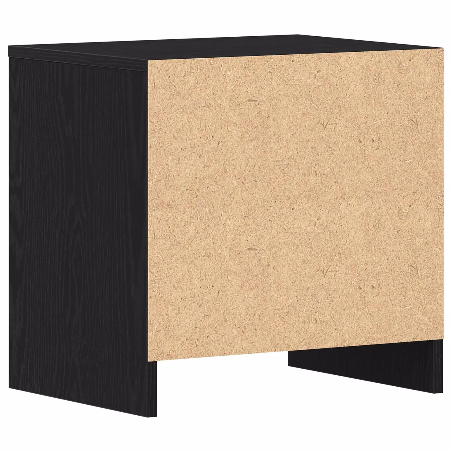 Berkfield Home Black Oak Bedside Cabinet W/D/H: 45 x 34 x 44.5 cm – 4