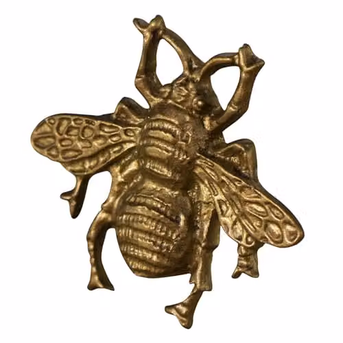 Melody Maison Bumblebee Drawer Knob in Polished Gold, W/D/H: 5.5 x 5.5 x 5.5 cm – 2