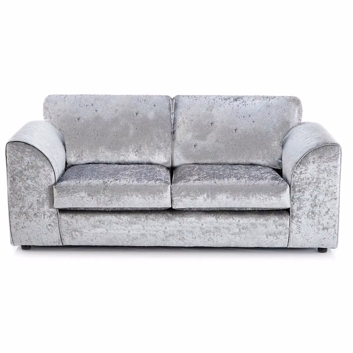 Furnishings For Less UK Crystal Crushed Velvet 3 Seater Sofa in Silver – 2