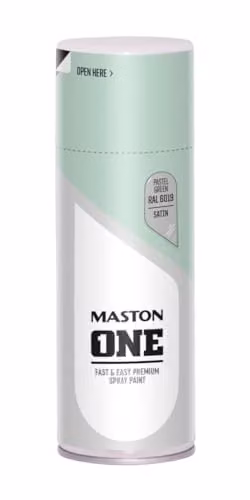 Maston Spray Paint ONE Satin Pastel Green RAL6019 400 ml
