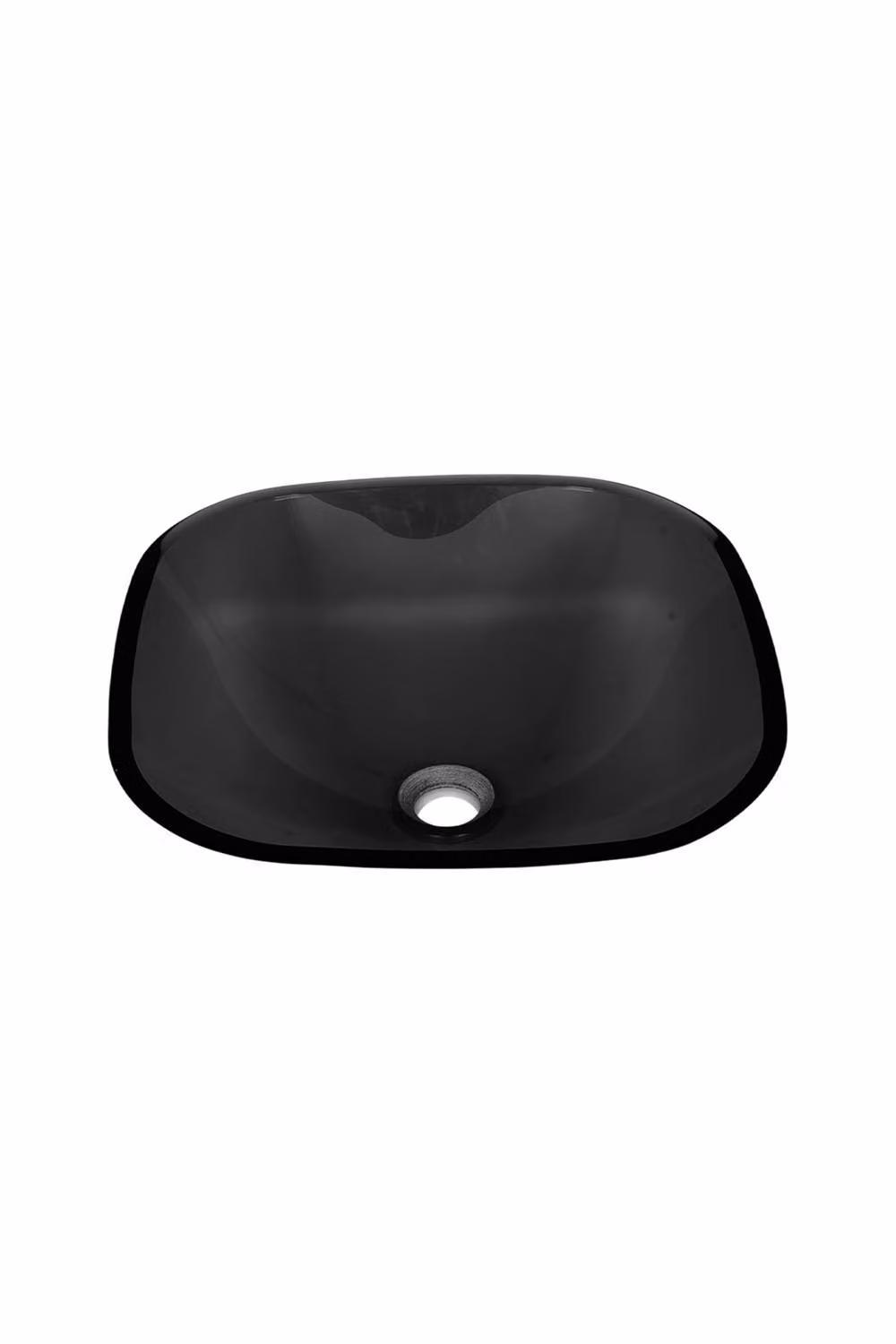 Living and Home Black Tempered Glass Countertop Vessel Washbasin Sink – 2