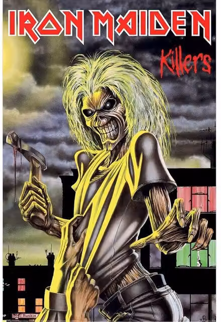 Iron Maiden Killers Maxi Paper Poster, Multicolour