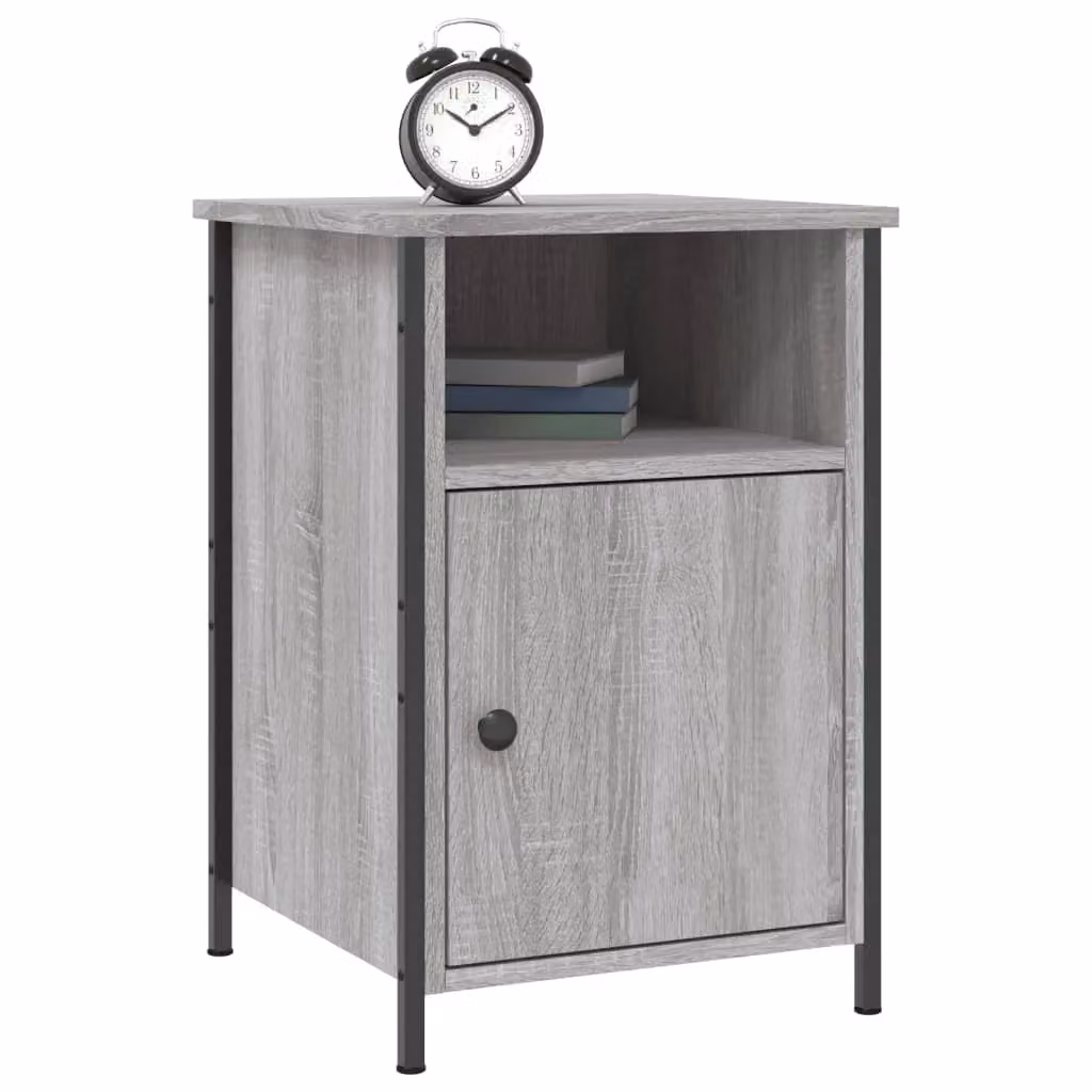 Berkfield Home Bedside Cabinet in Grey Sonoma, W/D/H: 40 x 42 x 60 cm – 3