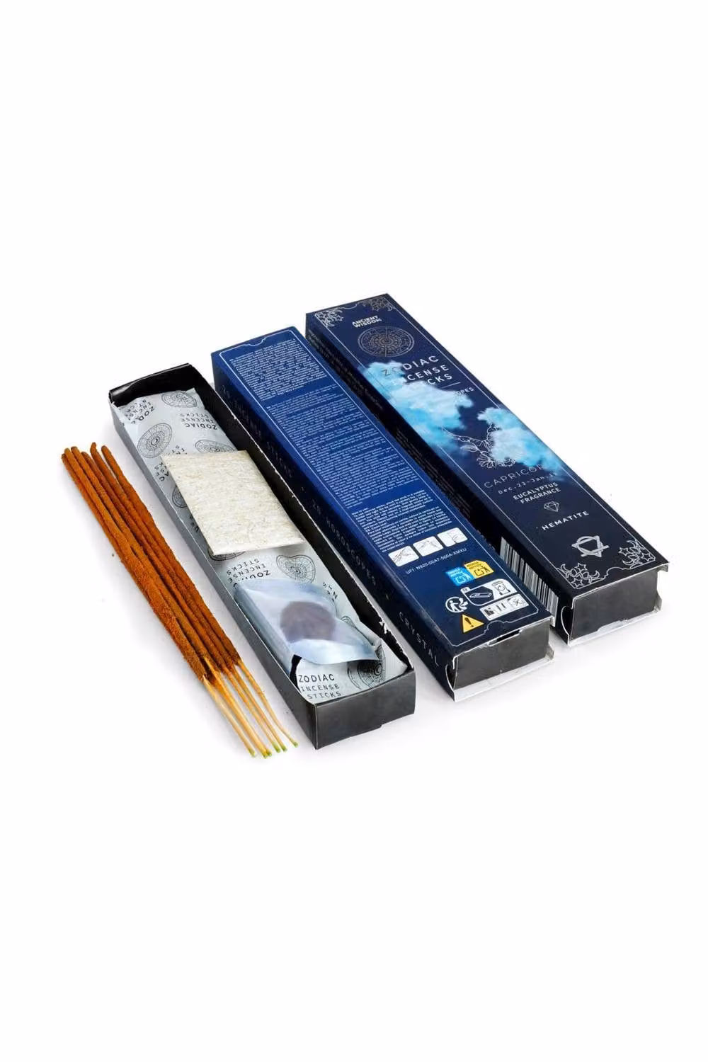 KDMD Eucalyptus Zodiac Incense Stick Set for Capricorn in Brown