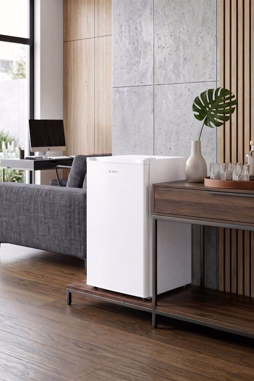Living and Home 46L Freestanding Upright Freezer in White – 2