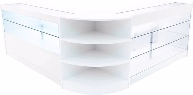 Monstershop Calliope LED Shop Counter Set K1500, C1500 & LM60 in White