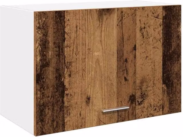 Berkfield Home Lyon Hanging Cabinet in Old Wood Brown, W/D/H: 60 x 31 x 40 cm – 1