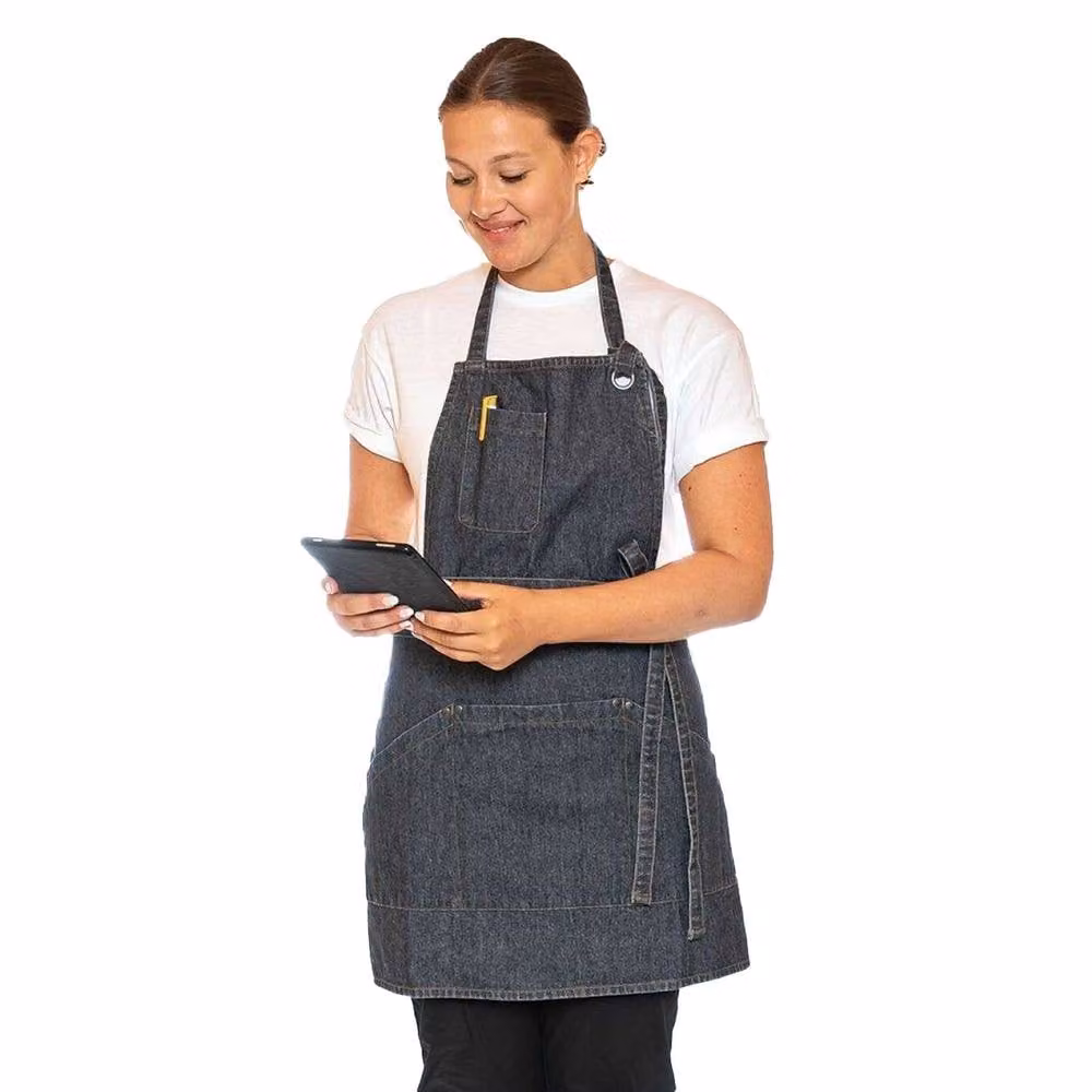 Dennys Le Chef Apron in Grey – 2
