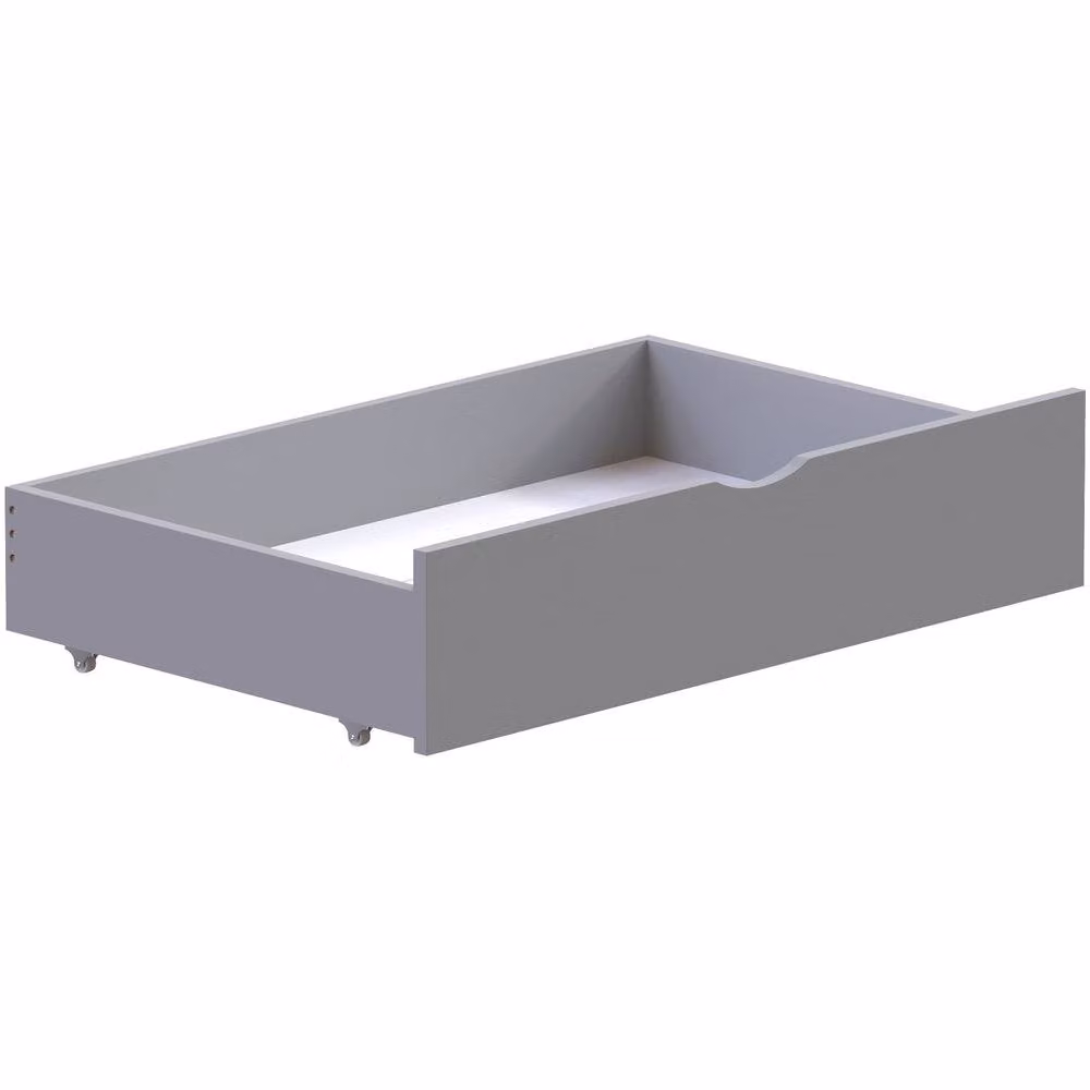HD Designs Junior Vida Libra Solid Wood Underbed Drawers with Castors in Grey – 2